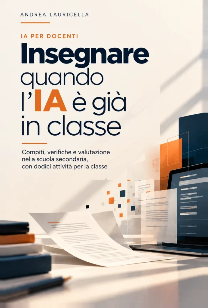 Copertina del libro Insegnare quando l'IA è già in classe di Andrea Lauricella